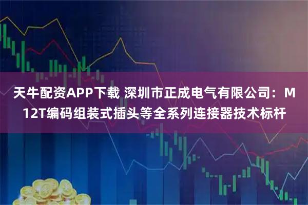 天牛配资APP下载 深圳市正成电气有限公司：M12T编码组装式插头等全系列连接器技术标杆